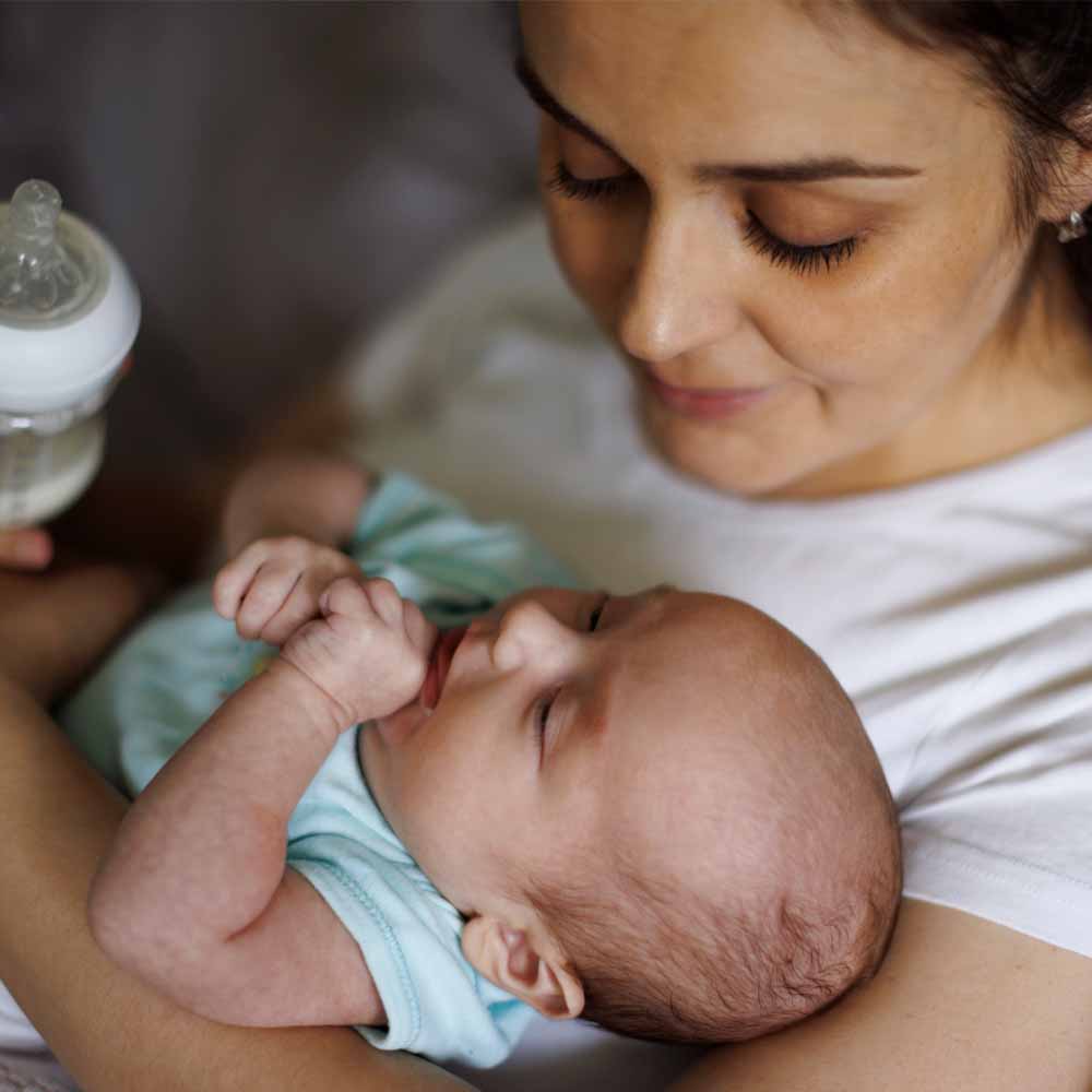 Mother and baby